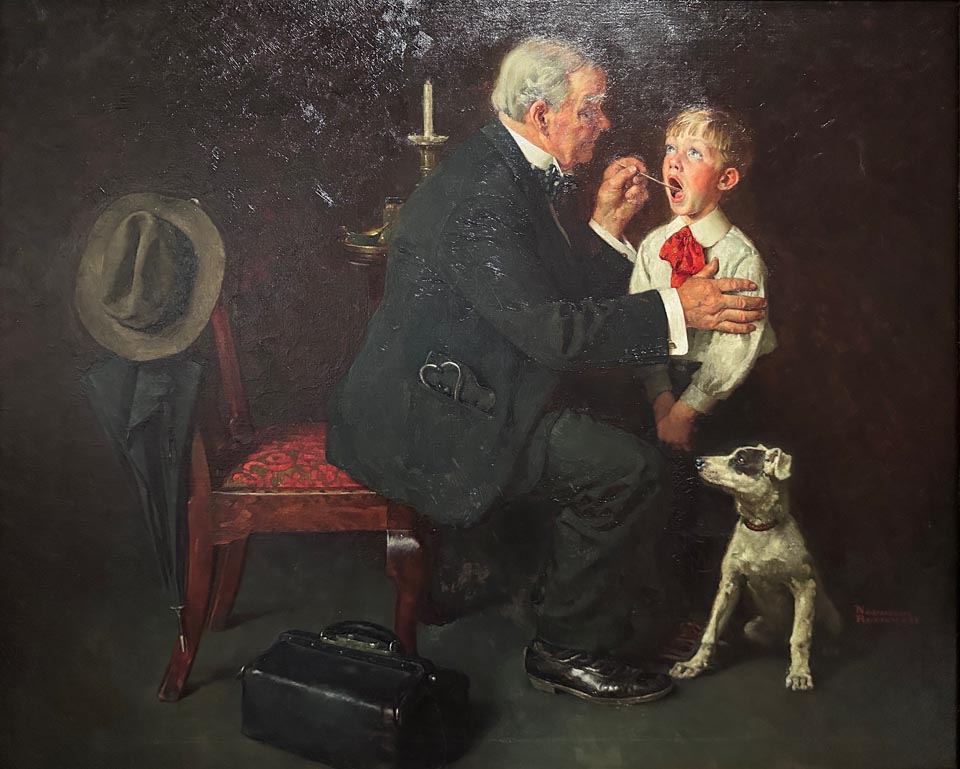 Norman Rockwell, The Same Advice I Gave Your Dad 1929